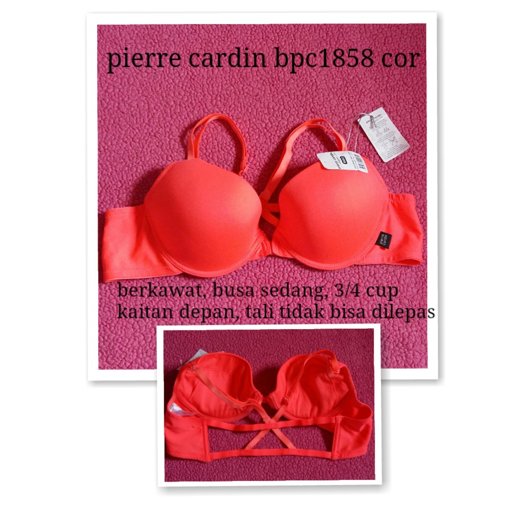 Bra pierre cardin kaitan depan bpc1858