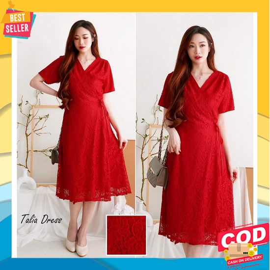 New Setelan Wanita Import Korean Style Setcel Devana Bahan Korean Crin Talia Dress Import Wanita D