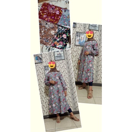 GAMIS SAR'I MONALISA(POLKADOT MOTIP)