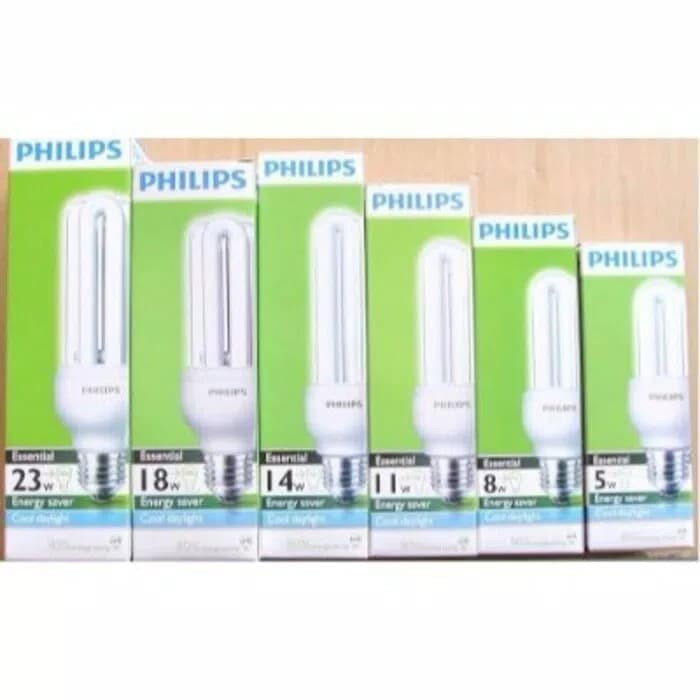 Lampu bohlam essential Philips Phillips 5w 5watt 5 watt