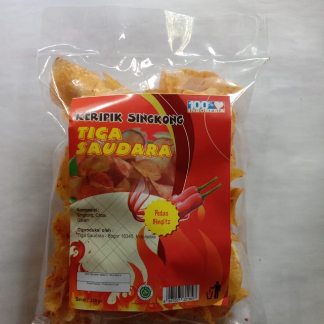 

Kripik Singkong Rasa “Pedas Bingitz”