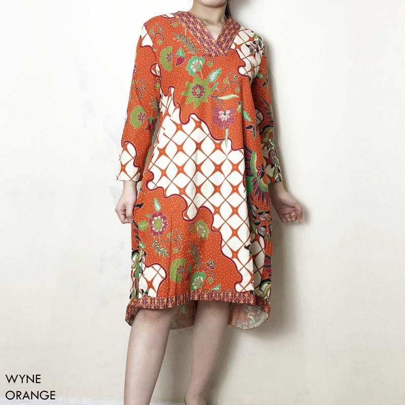 WYNE DRESS - Dress Batik Wanita Terusan Wanita