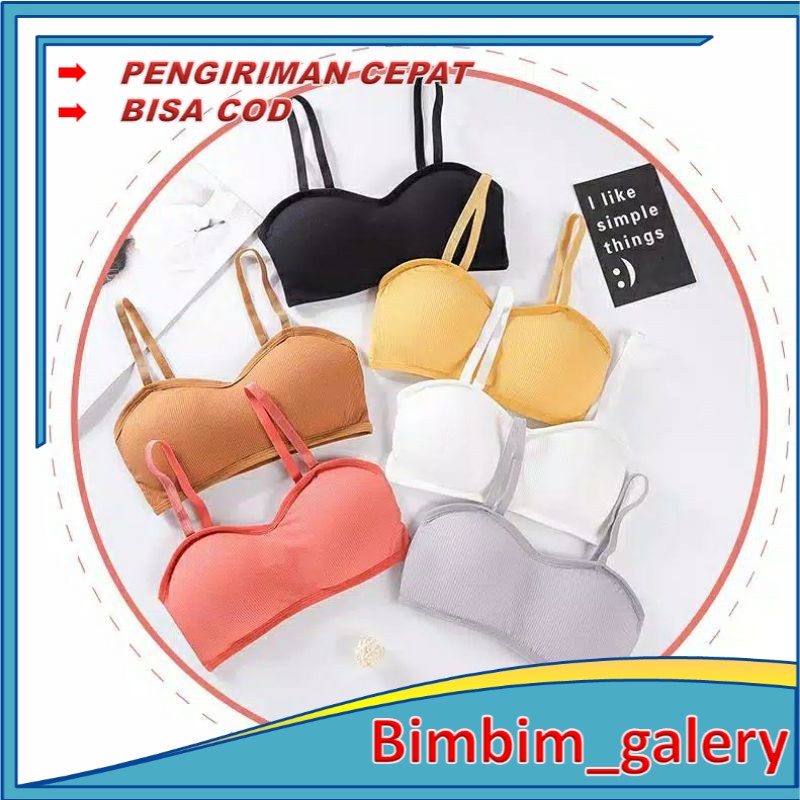 BRALETTE PUSH UP BRA ELASTIS TANPA KAWAT BAHAN HALUS