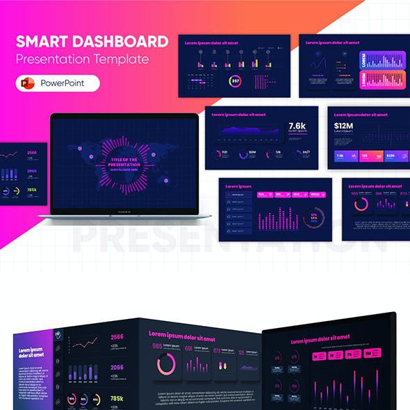 

NS Smart Dashboard PowerPoint Template