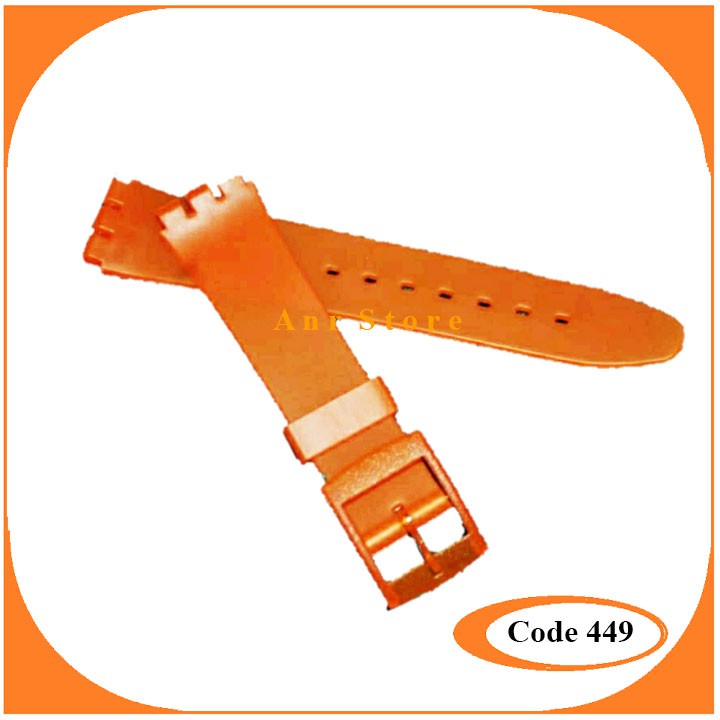Tali Jam Tangan Swatch Standart Gent 17 mm Orange