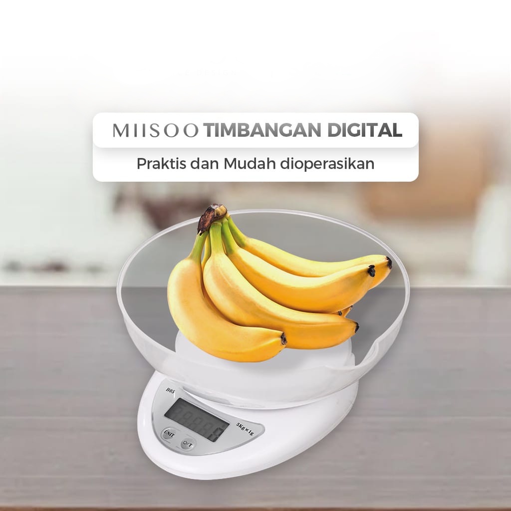 FUTAKO TIMBANGAN DIGITAL MANGKOK / Timbangan Kue Digital Electronic Dapur kitchen scale 5 kg B05