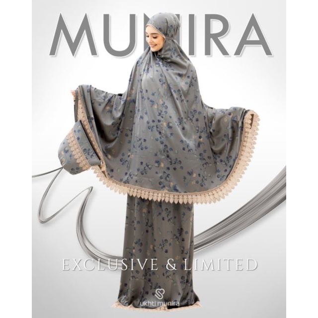 Mukena Mewah Munira 24 Mukena Wanita Mukena Potongan Original Ahsani  Modern Premium Jumbo Mukena De