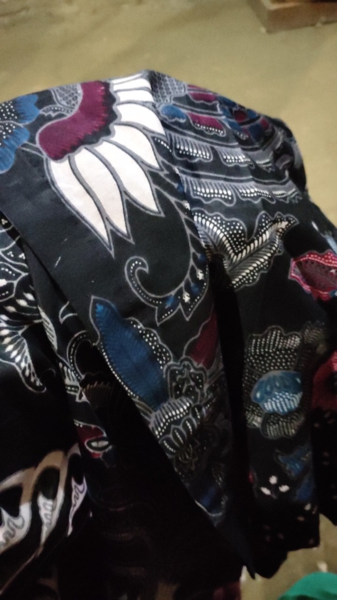 Couple Batik Sania Ruffel Ii Gamis Batik Terbaru