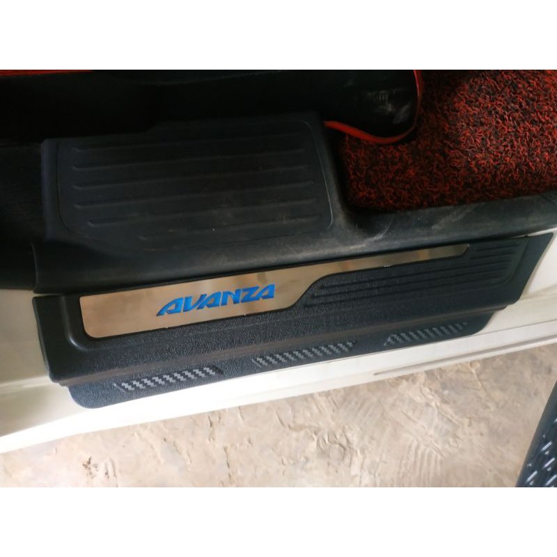 silplate sill plate SAMPING PINTU Toyota all new grand avanza 2012 sampai 2018 LAMPU 2013 2014 2015 2016 2017 led biru