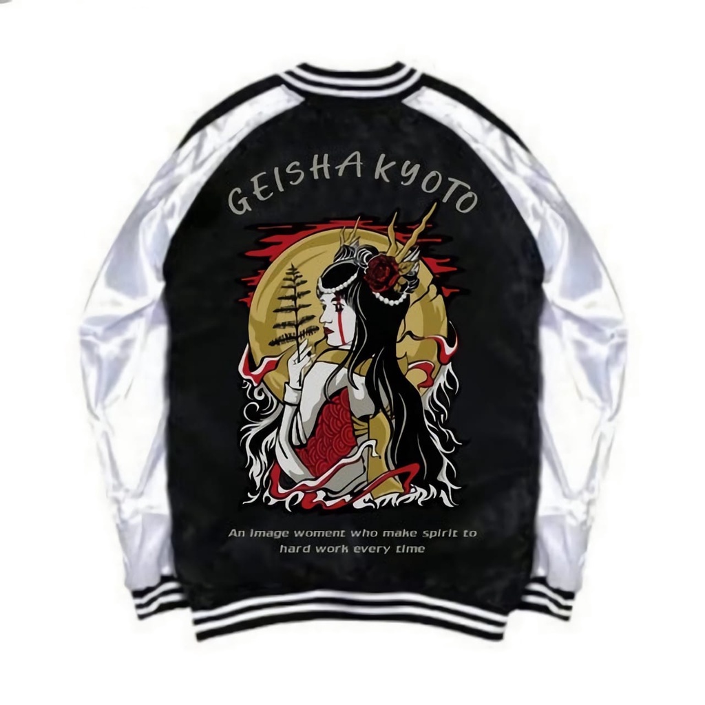 Jaket Sukajan Baseball / Jaket sukajan Jepang Bomber Victory Or Death Hayabusa pria Wanita/Bayar di Tempat/Gratis Ongkir/JAKET TREND TERBARU SABLON FULL PRINT