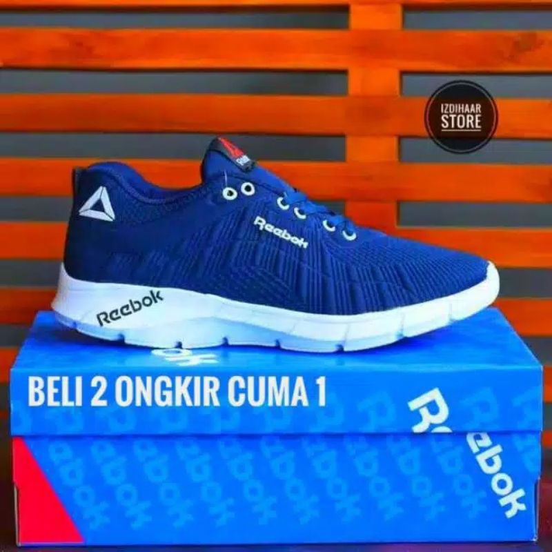 SEPATU SPORT REEBOK SNEKERS PRIA WANITA 100 % ORI