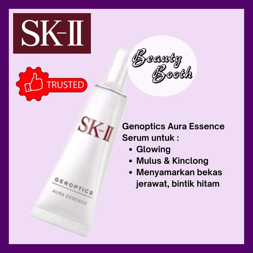 SK-II SK2 SKII Genoptics Aura Essence 10ml TUBE Ultraura Ultra aura 10 ml