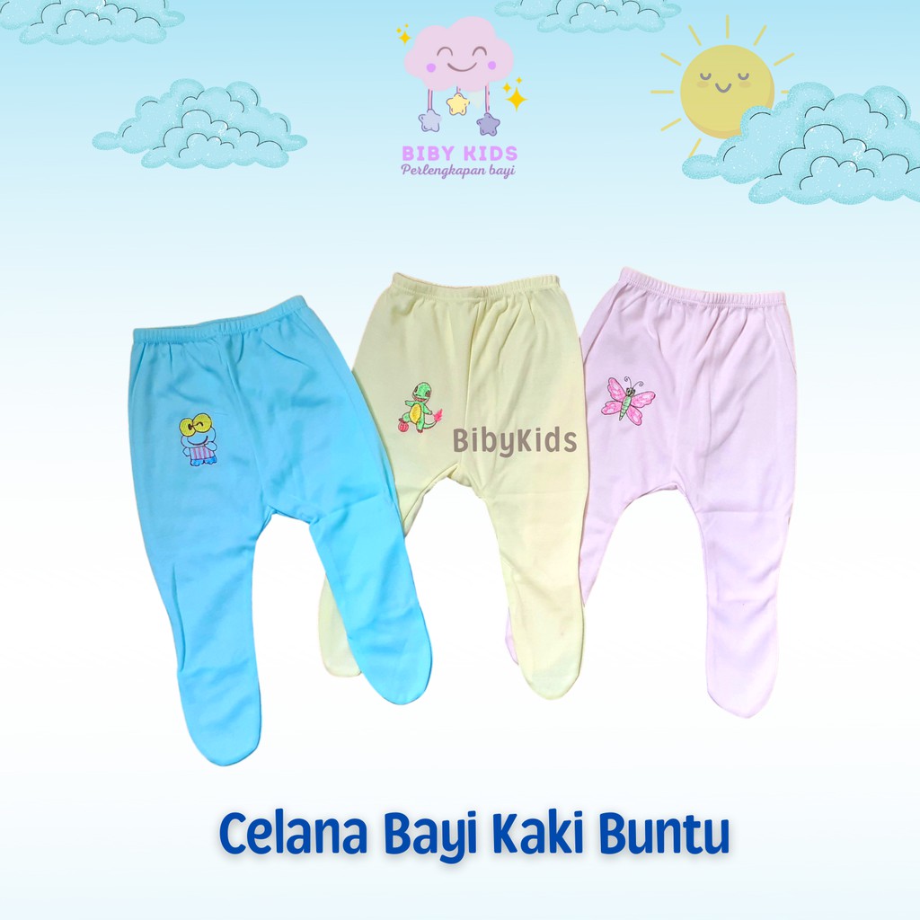 Celana Panjang Bayi Laki Perempuan Baru Lahir Baju Baby Newborn Kaki Tutup Perlengkapan Murah