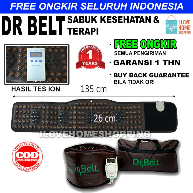 DR BELT sabuk kesehatan tourmaline (free ongkir)