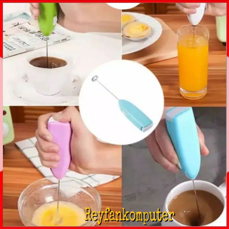 MINI HAND MIXER ELEKTRIK [ACM] UNTUK TELUR, KOPI, TEH TARIK - PENGADUK SERBAGUNA