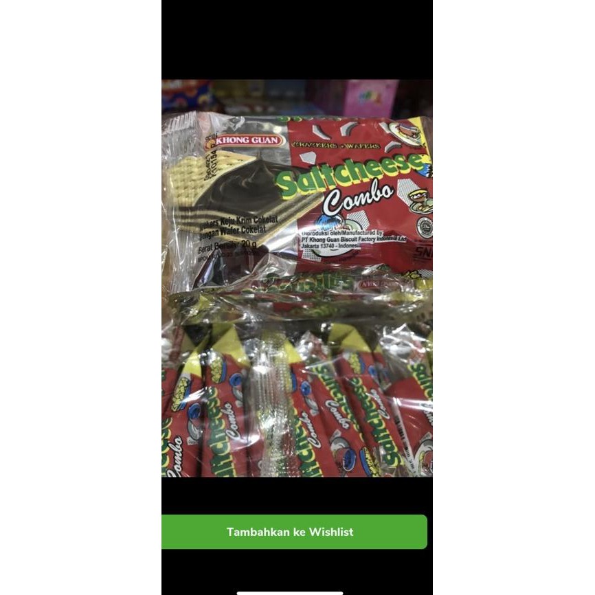 

(SUPER SALE) Khong guan saltcheese COMBO RENCENG10 sachet x 20gr 20 gram