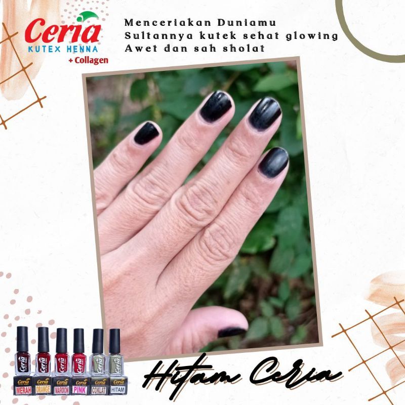 CERIA KUTEX HENNA / KUTEK HALAL SAH SHOLAT / KUTEK MUSLIMAH / HENNA NAURAA NAURA RAZETA ASHOKA TUFFAH, HENNA INAI KUKU