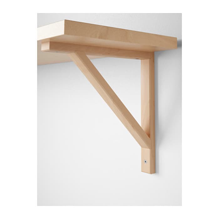 Bracket Kayu Birch Papan  Rak  IKEA  EKBY VALTER Braket 