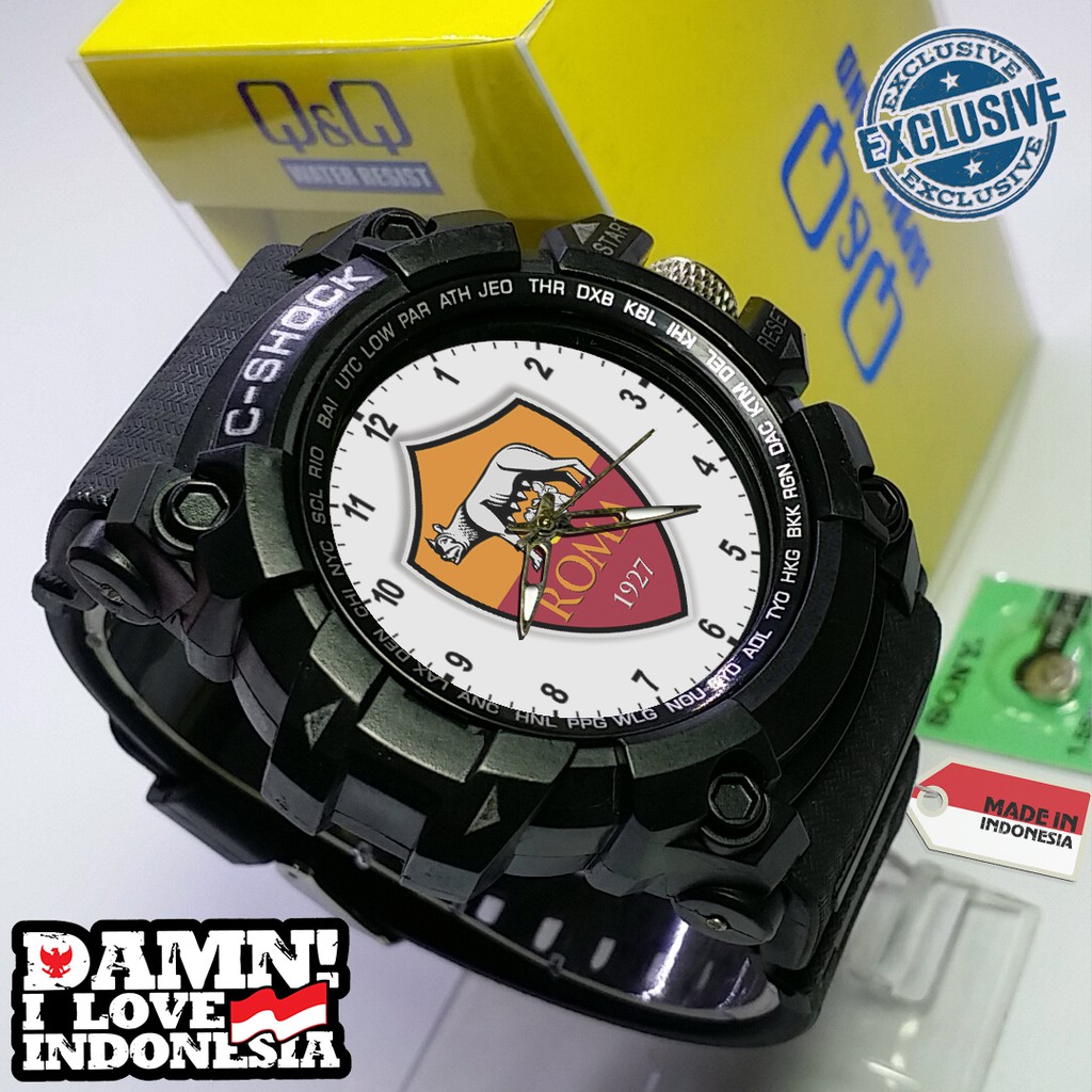 Jam Tangan Custom AS ROMA 1 Outdoor