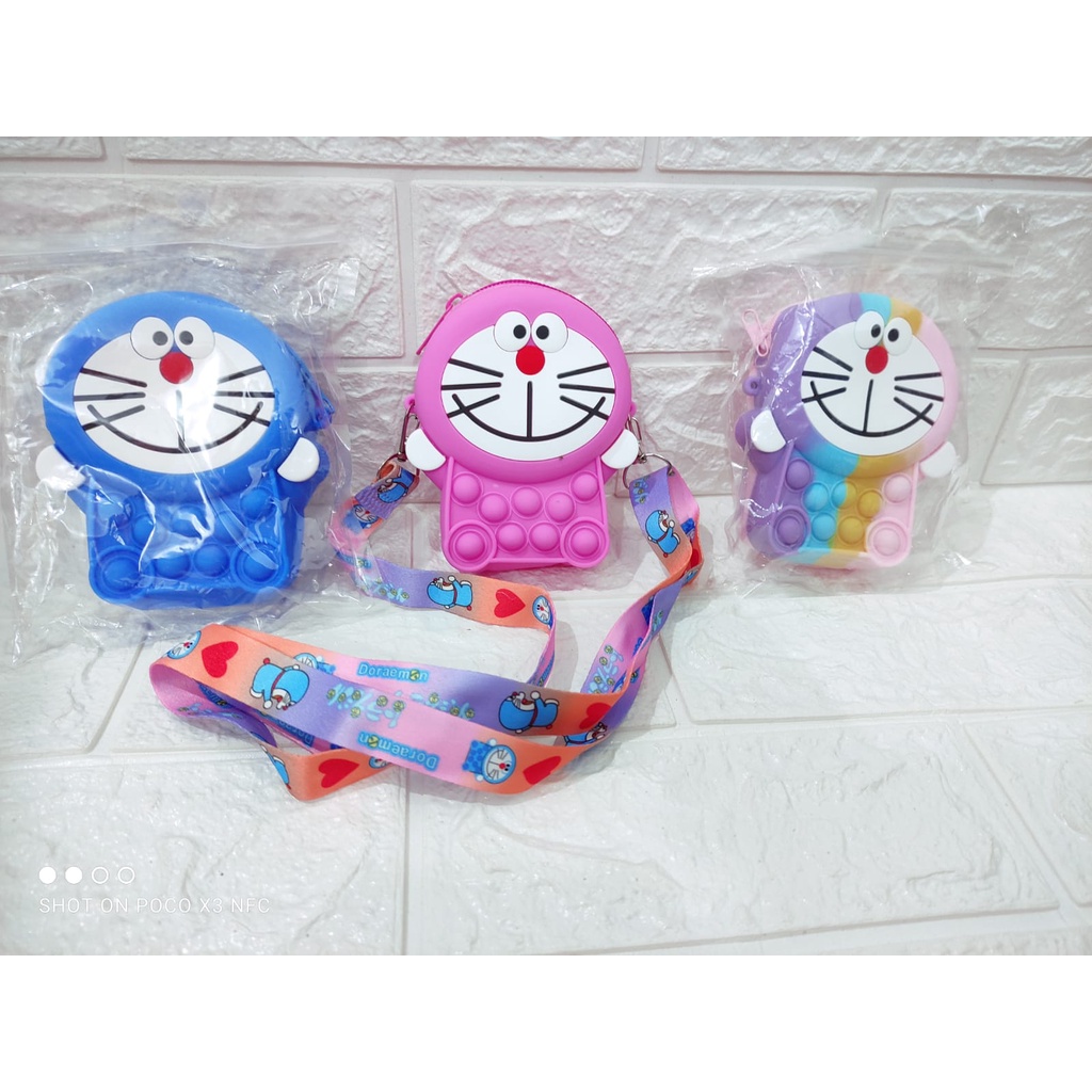 Tas Pop It Motif Kelinci termurah / Tas Pop It Warna Rainbow