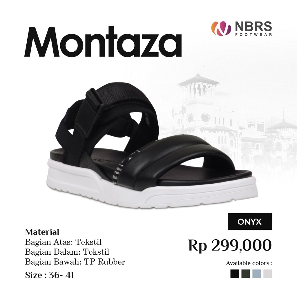 Nibras Footwear Montaza Sepatu Sandal Casual Outfit Pria Wanita