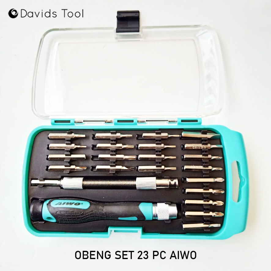 Obeng Multifungsi Screwdriver Serbaguna Set 23 Pcs Aiwo