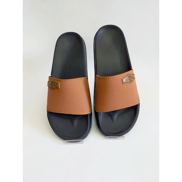 Sandal Slop Pria Dewasa Merk ALASKA Original ALS 104 Brown