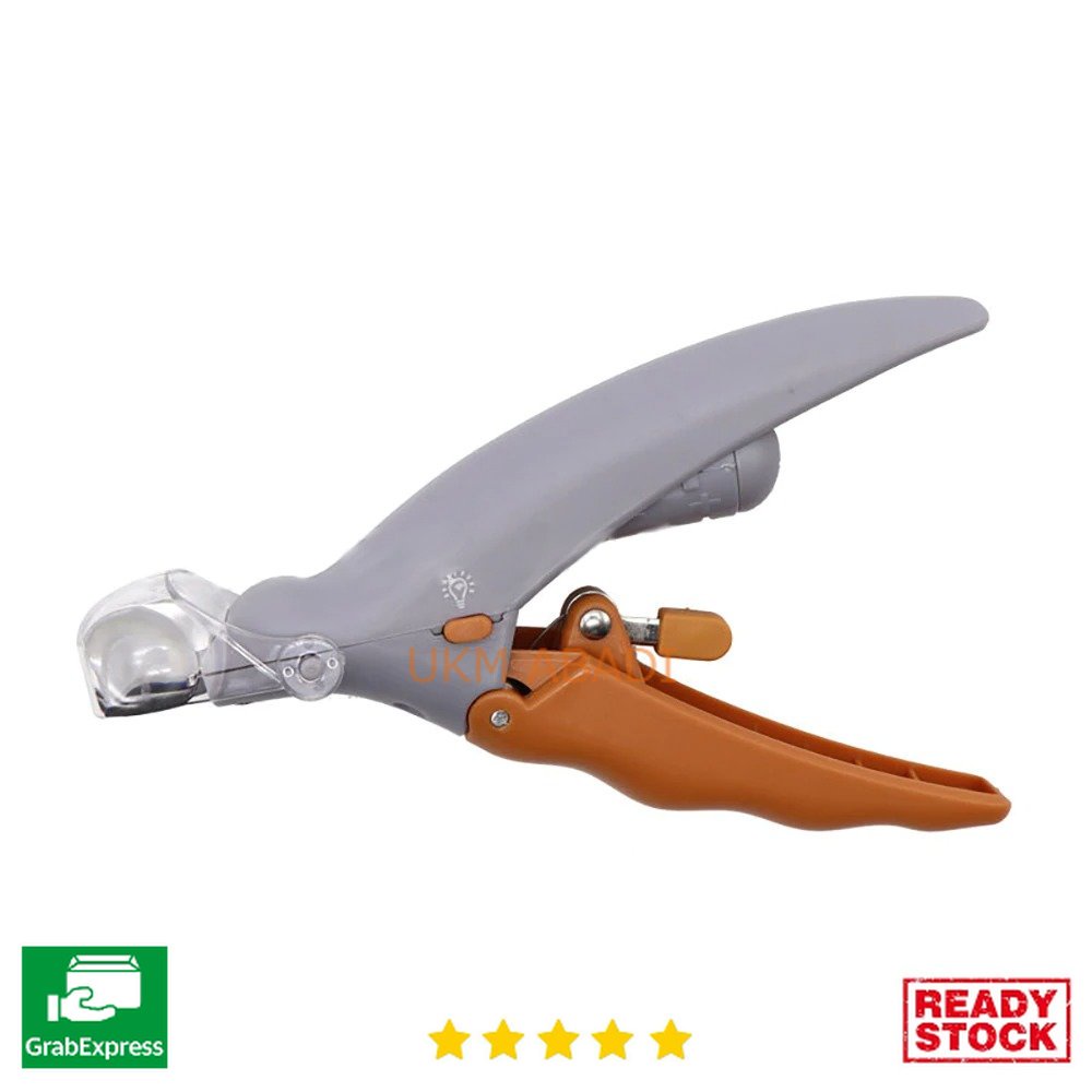 Gunting Kuku Hewan Anjing Kucing Lampu LED Pet Nail Claw Clipper Y333