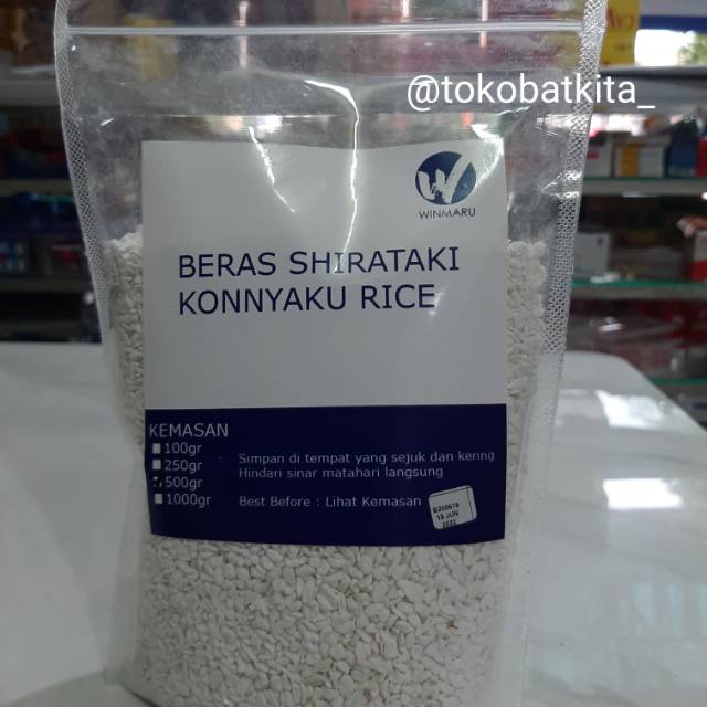 

[STOK BARU] BERAS SHIRATAKI KONNYAKU RICE 500GRAM / BERAS JEPANG BEBAS GULA KETO / RENDAH KALORI