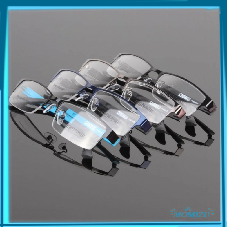Kacamata Half-Frame Metal Fashion Setengah Bingkai Baja TR90 Gantung