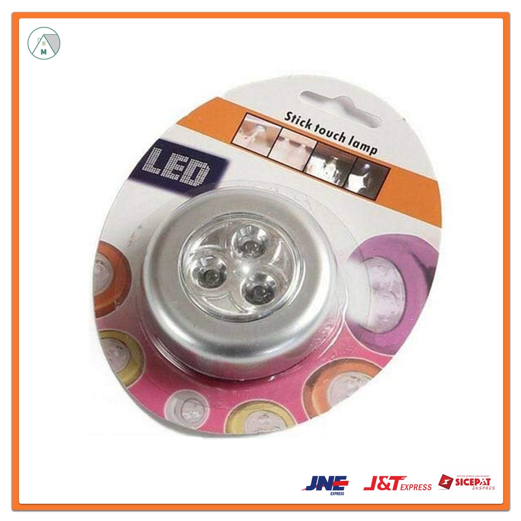 Lampu Tempel Dinding LED Stick and Click Emergency Lamp Baterai