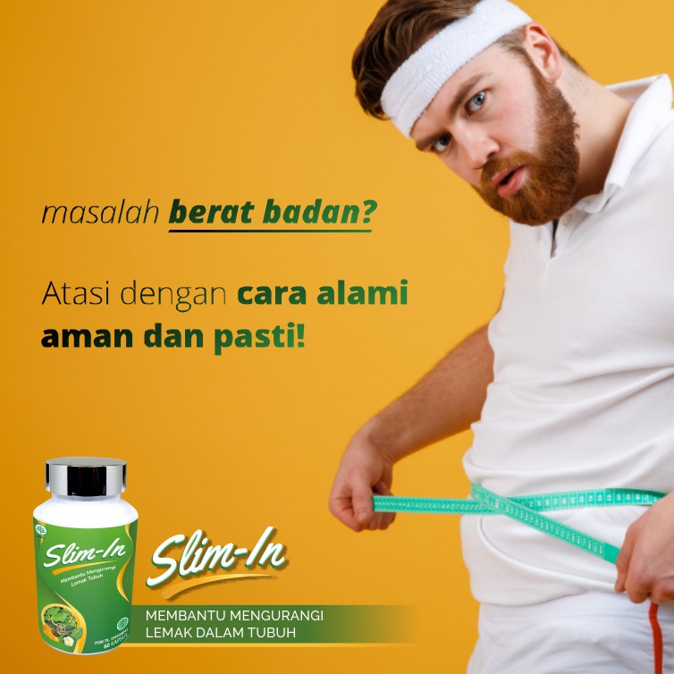 Slim-In Premium Obat Pelangsing 100% Herbal Tanpa BKO