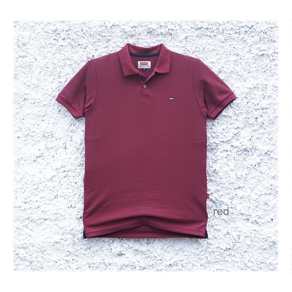 Kaos Pique Polo Levi's - Red