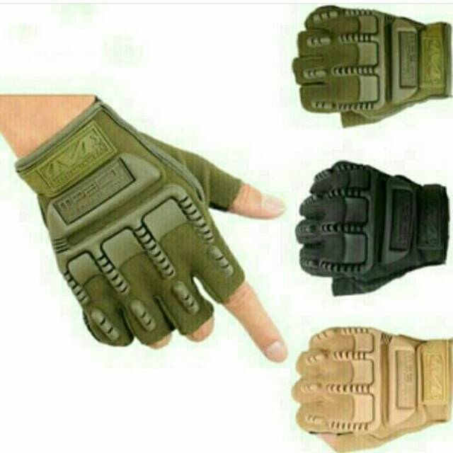 Sarung Tangan Pendek Bikers Airsoft User terbaru