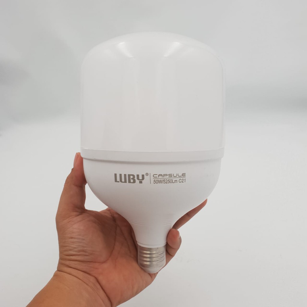 Lampu Bohlam LUBY LED CAPSULE 38W dan 50W/Bohlam Cahaya Putih/ Capsule LUBY Cahaya Putih /Lampu Led