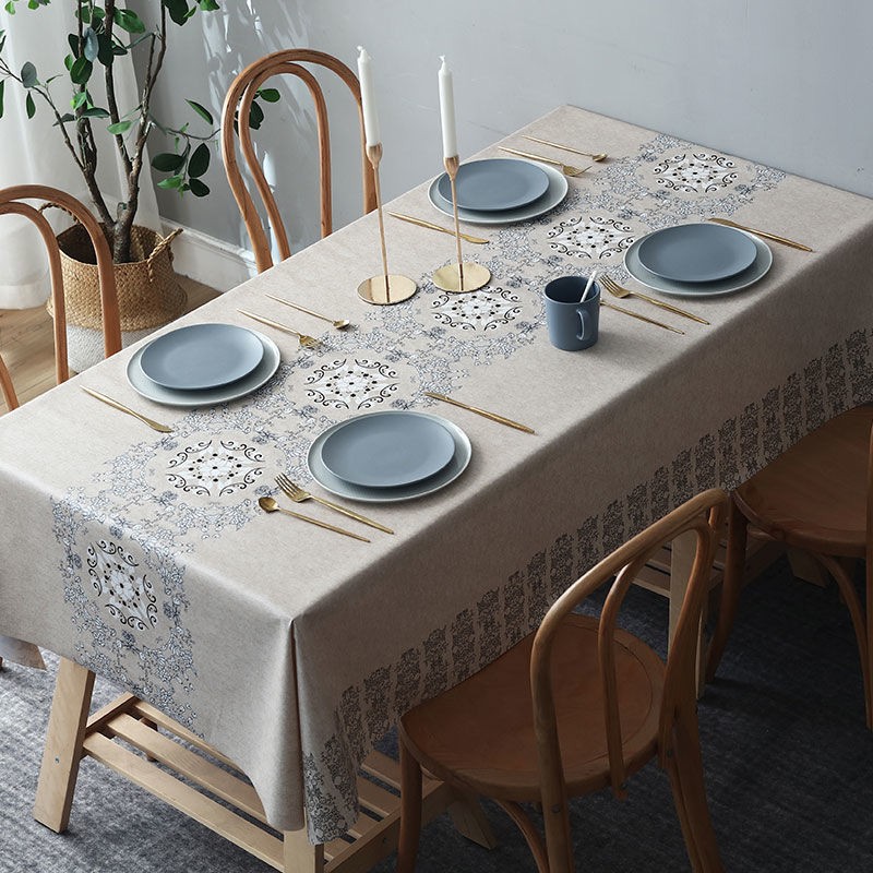 NA - TAPLAK MEJA ANTI AIR PREMIUM TABLE CLOTH PREMIUM TAPLAK BOHEMIAN