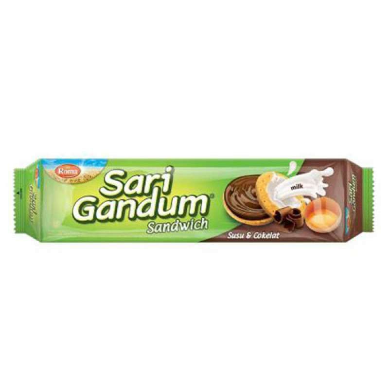 

Roma Sari Gandum Sandwich Cokelat 115 Gr