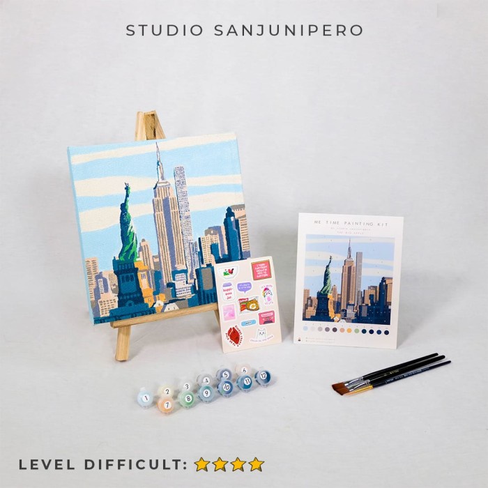 

Big apple, new york Paint by number. STUDIO SANJUNIPERO painting - new york