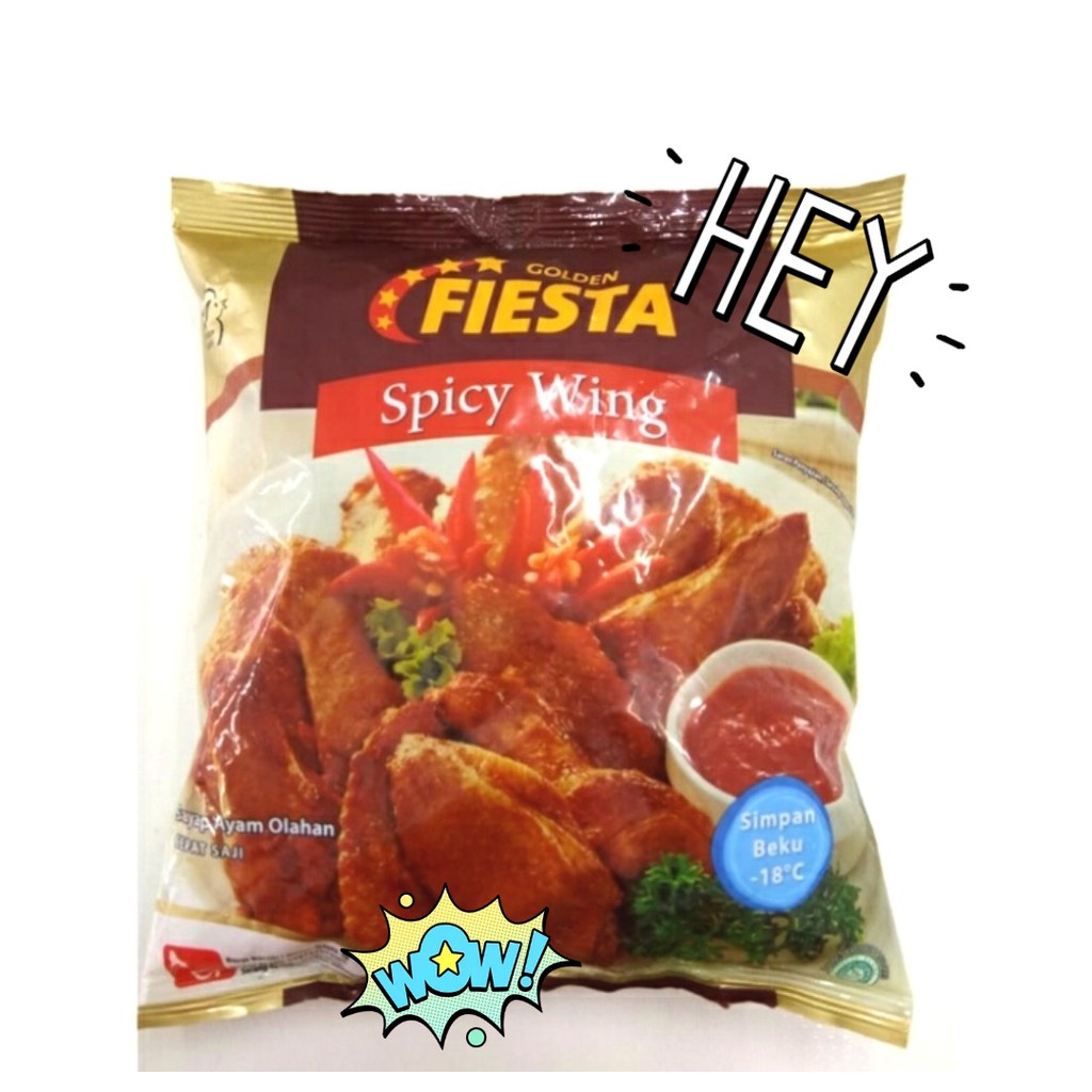

Fiesta GOLDEN Spicy Wing 500 gr