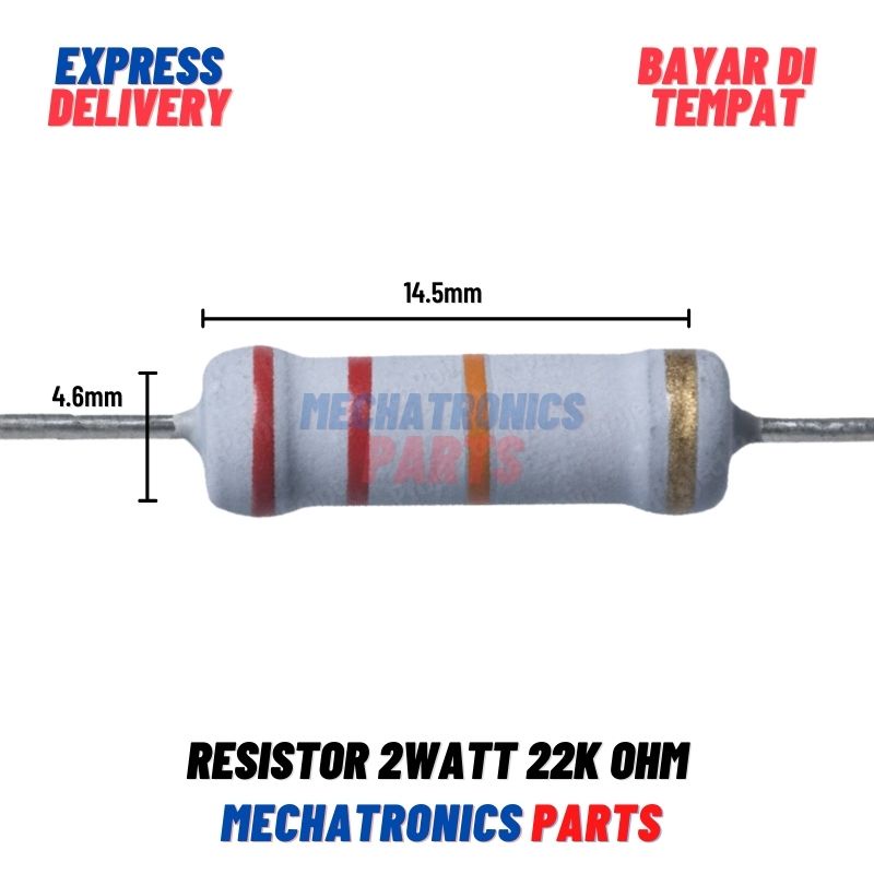 [PAS-9192] RESISTOR 2WATT 22K