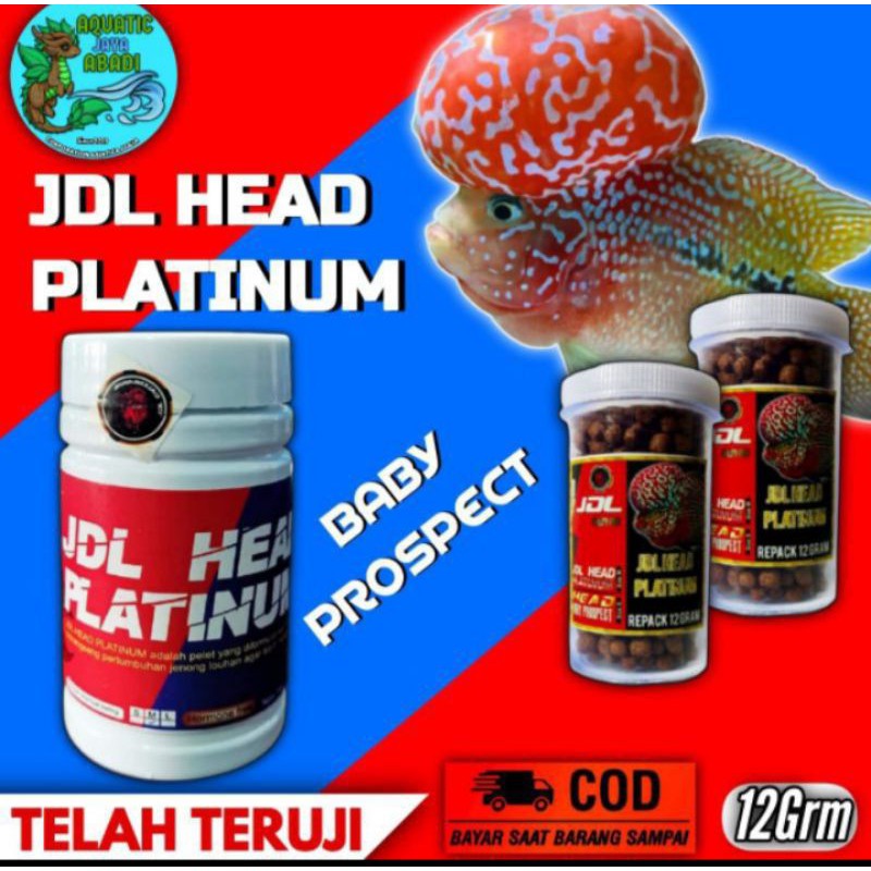 JDL Head platinum pelet louhan ASLI Original
