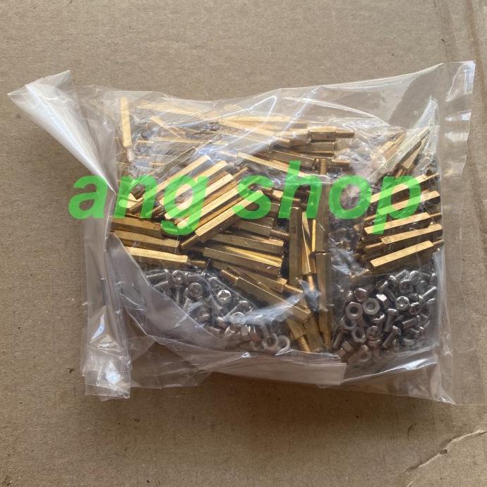 

100 Pcs Spacer Besi Kuningan 2.5 Cm Spicer Speser 3x25 25 Mm 2.5Cm |100 % Berkualitas