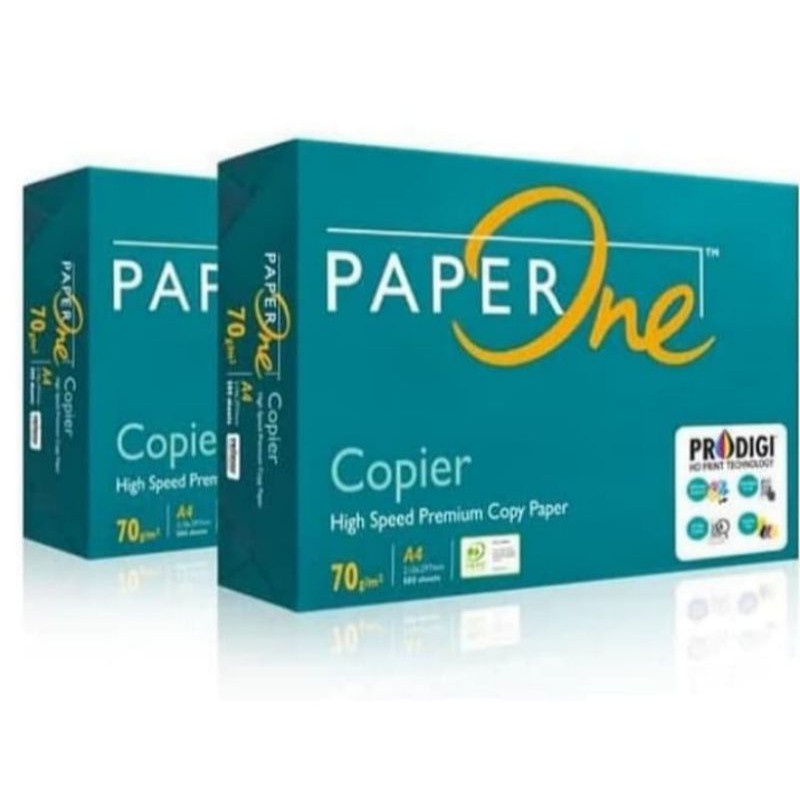 

Kertas HVS PaperOne Q4 70gsm per dus