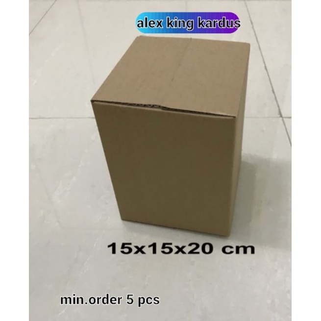 

Kardus / box / 15x15x20 cm / karton packing polos baru ST