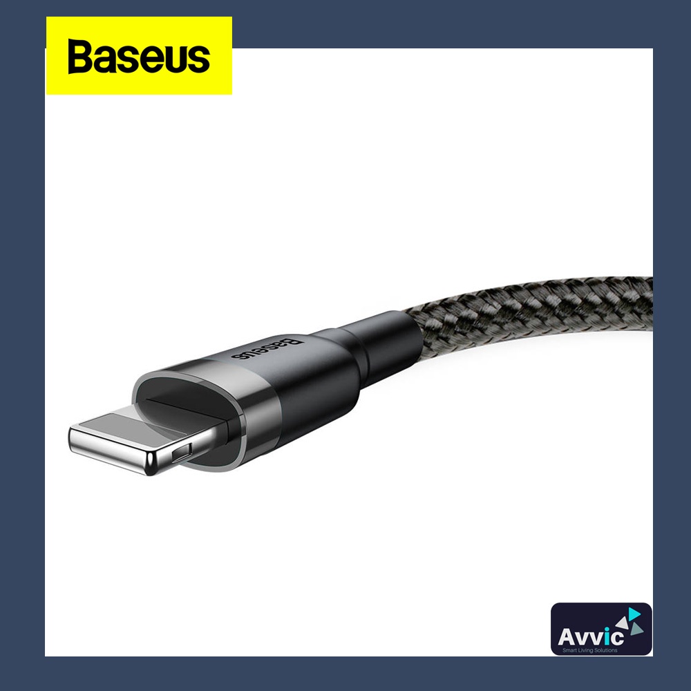 BASEUS Kabel Data Cafule Cable USB for Lightning Fast Charger 2.4A 1M