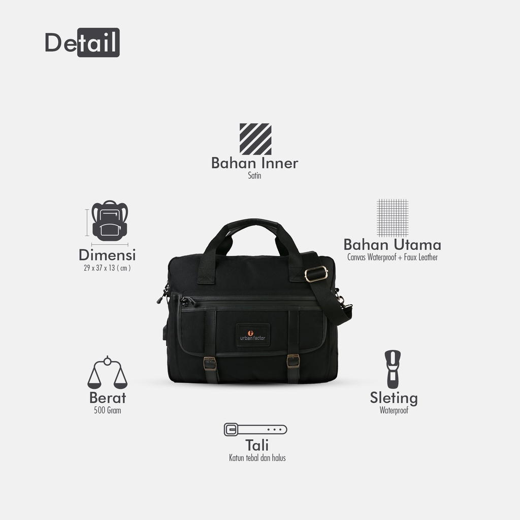 Tas Selempang Laptop urban factor - Brilliant | Tas laptop Masengger Bag