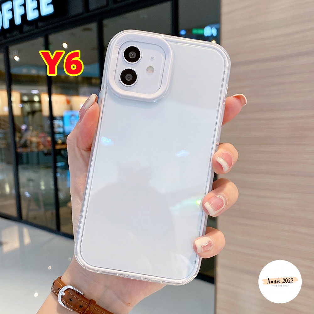 Soft Case Silikon TPU Transparan Warna Permen Untuk iPhone 13 12 11 Pro MAX X XR XS MAX 7 8 Plus SE 2020