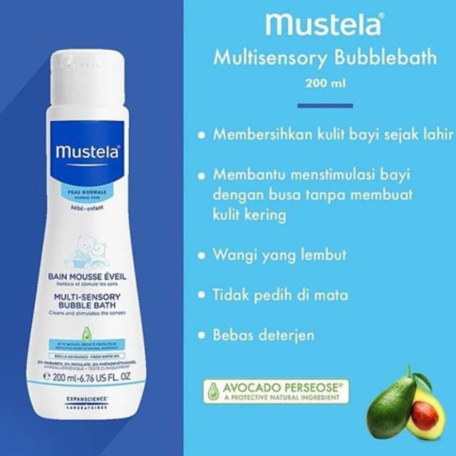 Mustela - Multi Sensory Bubble Bath 200ml