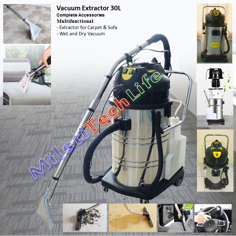 Vacuum Extractor LC-30SC 30Liter Carpet Cleaner for Karpet Sofa Mattress Jok Mobil DLL