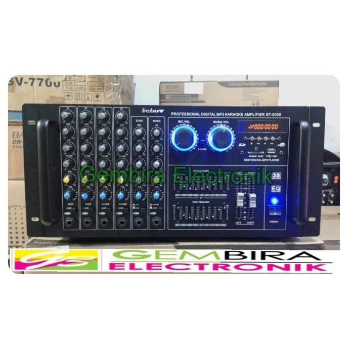 ampli audio betavo bt 8000 amplifier karaoke betafo bt8000 .